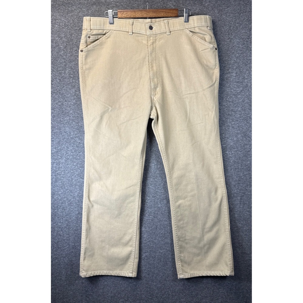 Vintage Levis‎ Work Pants Mens 38x29 USA Canvas Skosh More Room Academia Travel